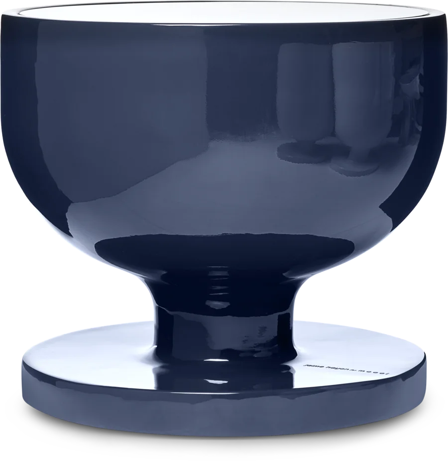 Elements 007 side table grey blue front view